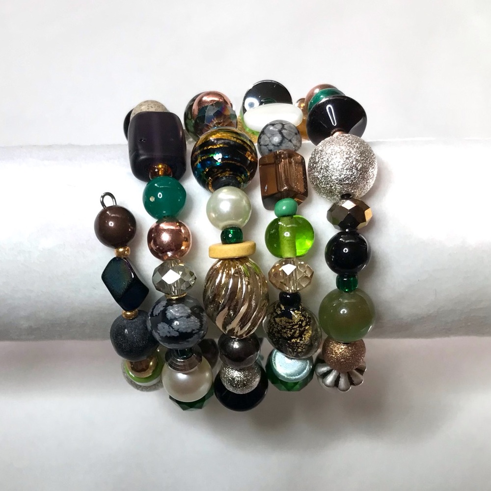 Handmade Bracelet with Vintage and Modern Elements (NB71-4H) New Without Tags - Picture 5 of 10